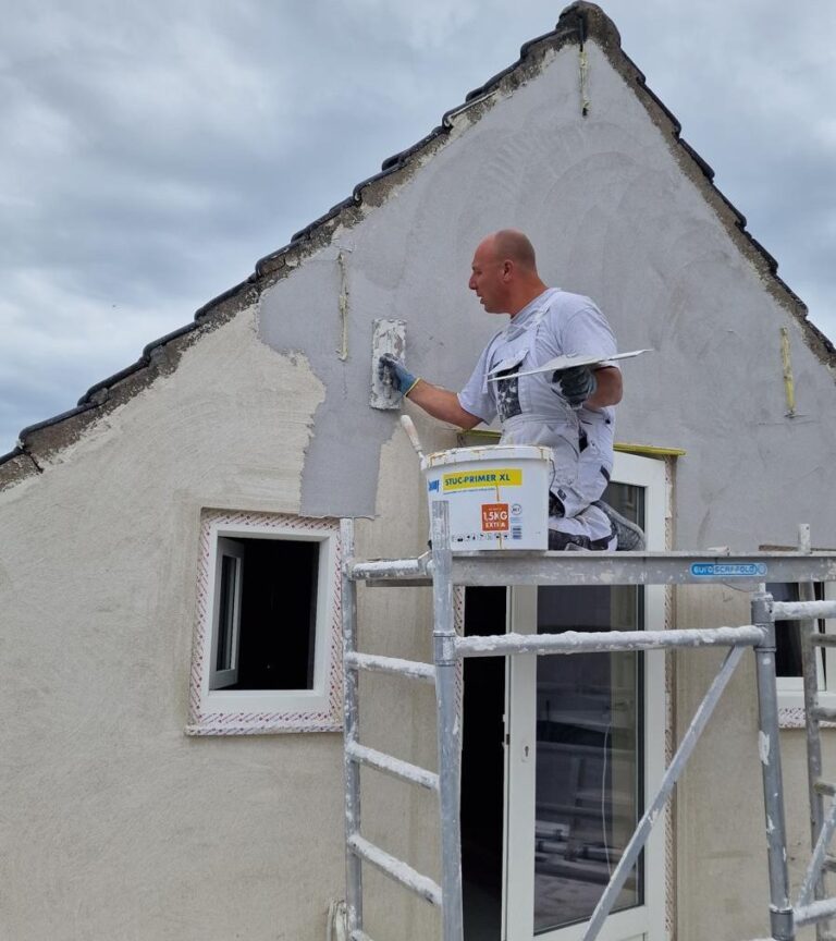 buiten stucwerk gevel